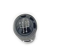 DOBRVVGT Gear Knob, Car Gear Shift Knob Car Manual 5/6 Speed Gear Shift Knob with Black Boot Cover Collar Fit Use Fit use for VW Jetta 5 6 Golf 6 VI MK5 MK6 2005-2014(5 Speed Gear knob)