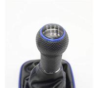 DOBRVVGT Gear Knob, Car Gear Shift Knob Fit Use Fit use for Volkswagen VW Golf 4 IV MK4 R32 Bora Jetta 1998-2004 5/6 Speed Blue Gear Shift Knob Shifter 23mm Insert Hole(6 Speed)