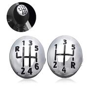 DOBRVVGT Gear Knob, Car Gear Shift Knob Plastic 5/6 Speed Car Gear Knob Cap Cover Shift Lever Head Cover for Renault Clio Twingo Scenic Megane II 1996-2011(5 Speed)