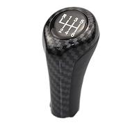 DOBRVVGT Gear Knob, Car Gear Shift Knob Shifter Lever Gear Shift Knob Fit Use for BMW 1 3 5 6 Series E30 E32 E34 E36 E38 E39 E46 E53 E60 E61 E63 E81 E82 E83 E84(Carbon Fiber 6 Speed)
