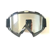 DOBRVVGT Motorcycle Goggles,Ski Goggles Motocross Goggles Off Road Motorcycle Protective Gear Glasses Dirt Bike Sunglasses Downhill Mountain Biking(Model 1 Silver lens)