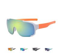 DOBRVVGT Motorcycle Goggles,Ski Goggles Outdoor Cycling Sunglasses Sprot Bike MTB Mountain Bicycle Glasses Motorcycle Fish Eyewear(Glasses bag cloth)