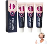 Dobshowe Thermoplastic Denture Adhesive,Thermoplastic Denture Adhesive Cream - Comfortable Non-Glue Long Holding Reliner - Convenient Dental Glue for Teeth - Improves Fit, Comfort and Stability (3)