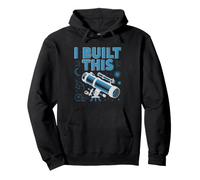 Dobsonian Telescope Builder Mirror Grinding Atm Hobby Pullover Hoodie