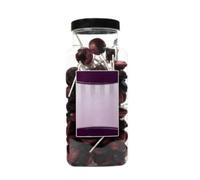 Dobsons Dandelion and Burdock Mega Lollies 90 Unwrapped Lollipops Jar British Gluten Free and Vegetarian Friendly Candy Lolly
