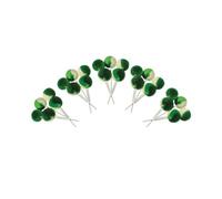 Dobsons Sour Apple Mega Lollies 25 Unwrapped Lollipops Bag British Gluten Free and Vegetarian Friendly Candy Lolly