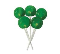 Dobsons Wrapped mega lollies lollys (pkt 0f 8) choose from bubble gum cherry apple tutti frutti & more (8 lollies, APPLE)