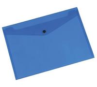 DOC FOLDERS Poly A4 Blue 12PK, Stationery Files and Filing Office Consumables, 12 Piece in Pack - KF03596