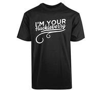 Doc Holliday Tombstone I’m Your Huckleberry Vintage New Men's Shirt Casual Tees Black(Large)