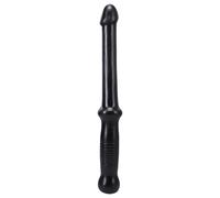 Doc Johnson Black Anal Push - Handle Grip Dildo