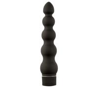 Doc Johnson - Black Magic 7" Rigid 5-Bead Anal Vibrator (Black)