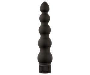 Doc Johnson - Black Magic 7" Rigid 5-Bead Anal Vibrator (Black)