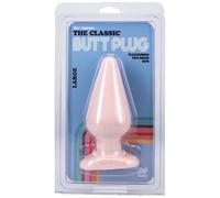 Doc Johnson Classic Butt Plug 5.5" In Pink | Large Smooth Anal Sex Toy
