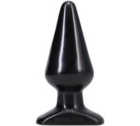 Doc Johnson Classic Butt Plug Smooth, Large, Black
