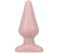 Doc Johnson Classic Butt Plug Smooth, Large, Flesh White