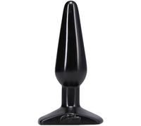 Doc Johnson Classic Butt Plug Smooth, Medium, Black