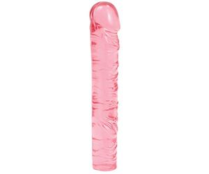 Doc Johnson Crystal Jellies 10 Inch Realistic Dildo Pink