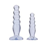 Doc Johnson Crystal Jellies Anal Kit Clear