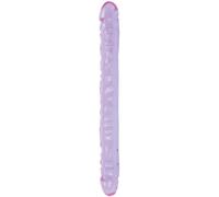 Doc Johnson Double Dong Jellie 18-inch Purple