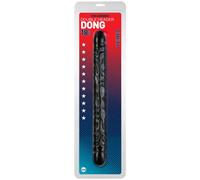 Doc Johnson Double Header Dong Veined, 18 inch - Black