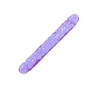 Doc Johnson Jr. Double Dong Jellie 12-inch Purple