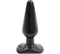 DOC Johnson CLASSIC BUTT PLUG Smooth Black Medium / Large Male Anal Sex Toys