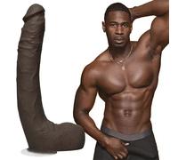 Doc Johnson Jax Slayher 10" Ultraskyn Dildo Huge Realistic Cock Suction Cup Anal