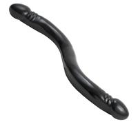 Doc Johnson Smooth Double Ended Header Black 18 Inch Dildo Adult DP Sex Toy Dong