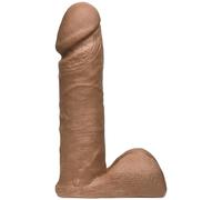 Doc Johnson Vac-U-Lock - 6 Inch Realistic ULTRASKYN Dildo - Vac-U-Lock Harness Compatible Dildo - for Adults Only, Caramel