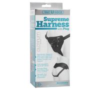 Vac-U-Lock Platinum Supreme Harness With Plug Black