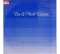 DOC & MERLE WATSON - DOC & MERLE WATSON - pickin' the blues FLYING FISH 352 (LP vinyl record)
