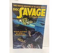 Doc Savage The Black, Black Witch, Hell Below and The Shape of Terror repro Pulp Magazine