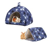Docache Guinea Pig Bed, Washable Guinea Pig Bed, Winter Rabbit Bed, Guinea Pig Bed for Cage, Winter Guinea Pig Bed, Small Pair Hamster Bed, Winter for Dwarf Rabbits, Plush Dwarf Rabbit Bed