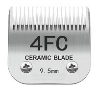 Docal 4FC Pet Dog Grooming Detachable Blades, Compatible with Andis Size-4FC Cut Length 3/8"(9.5mm), Most A5, Wahl KM Series Clippers,Made of Ceramic Blade & Stainless Steel Blade