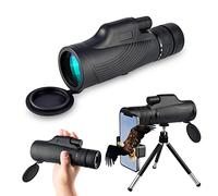 DOCANIO BAK4 Monocular 10 x 30 Zoom Monocular 42 mm Eyepiece High Definition Waterproof Spotting Scope with Smartphone Adapter and Upgraded Tripod for Dog Walks, Fishing, Walking in the Nature