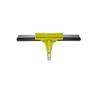 DOCAZOO Telescopic Pole for Cleaning - Window Cleaning Kit, Ceiling Cleaning, Feather Duster, Snow Removal, Window Squeegee, High Reach Indoor & Outdoor Kit - (Head Only - 18" Squeegee Floor Brush)