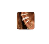 Dochais 3Pcs Ear Cuff No Piercing for Women Gold Ear Cuff Earrings Silver Clip on Hoop Earring Adjustable Cartilage Helix Earring Hypoallergenic Fake Piercings Trendy Earrings Stack for Sensitive Ear