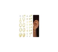 Dochais Flat Back Earrings for Women Hypoallergenic Surgical Steel