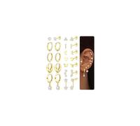 Dochais Flat Back Earrings for Women Hypoallergenic Surgical Steel