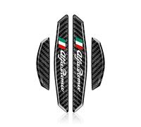 DOCHKA Carbon Fibre Car Door Wear Sticker, Bumper Protector Compatible for Alfa Romeo Giulietta Stelvio 159 156 157 166 147 GT 4C MITO Giulia Brera, Spider Car Styling