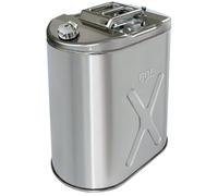 DOCIM Petrol Can Made of Stainless Steel, with Fuel Tube, Gasoline, Diesel, Edible Oil or Water Storage Tanks Gasoline Tank,60L