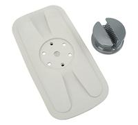 Dock Base Cleat Seat Base, Heavy Duty Deck Lock Base for Inflatable Boat Kayak Canoe, PVC Rope Tight Base with Paddle Clip, Secure Dock Tie Off Patch for Marin