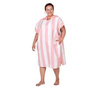 Dock & Bay Adult Beach Poncho - Hooded Towel with Deep Pockets - for Beach & Pool - Super Absorbent, Quick Dry - Cabana Light - Malibu Pink, Medium (90x70cm, 35x28)