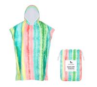 Dock & Bay Adult Beach Poncho - Hooded Towel with Deep Pockets - for Beach & Pool - Super Absorbent, Quick Dry - Watermelon Sugar, Large (105x80cm, 41x31)