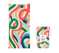 Dock & Bay Beach Towel - Quick Dry, Sand Free - Compact, Lightweight - 100% Recycled - Includes Bag - Fruit Loops, Extra Large (200x90cm, 78x35)