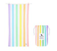 Dock & Bay Beach Towel - Quick Dry, Sand Free - Compact, Lightweight - 100% Recycled - Includes Bag - Summer - Unicorn Waves - Extra Large (200x90cm, 78x35)
