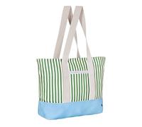 Dock & Bay Canvas Beach Bag - Large Waterproof Handbag, Olive Grove, One Size