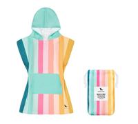 Dock & Bay Coastal Candy Kids Poncho - Medium