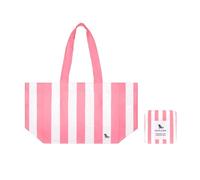 Dock & Bay Everyday Beach Tote Bag - Reusable Beach Handbag & Shopping Carrier - Cabana - Malibu Pink
