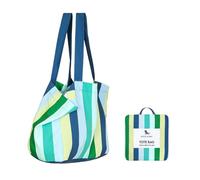 Dock & Bay Everyday Beach Tote Bag - Reusable Beach Handbag & Shopping Carrier - Cool Lagoon